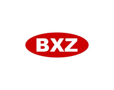 BXZ Logo tasarım vektör şablonu. BXZ
