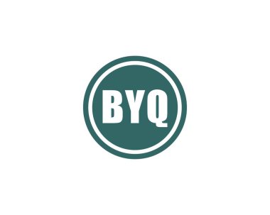 BYQ Logo tasarım vektör şablonu. Hoşça kal.