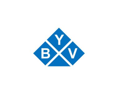BYV Logo tasarım vektör şablonu. Hoşça kal.