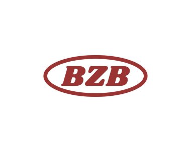 BZB Logo tasarım vektör şablonu. BZB