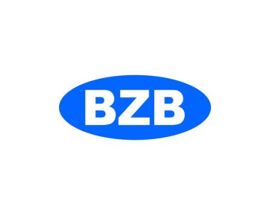 BZB Logo tasarım vektör şablonu. BZB