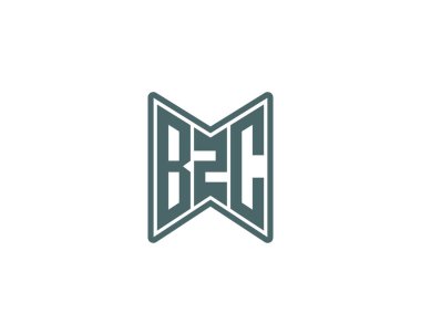 BZC Logo tasarım vektör şablonu. BZC