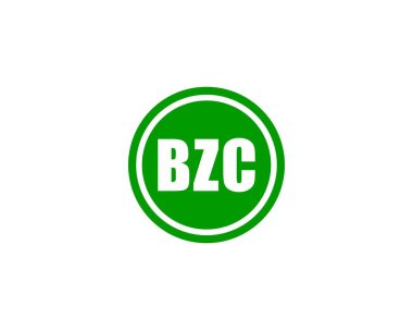 BZC Logo tasarım vektör şablonu. BZC