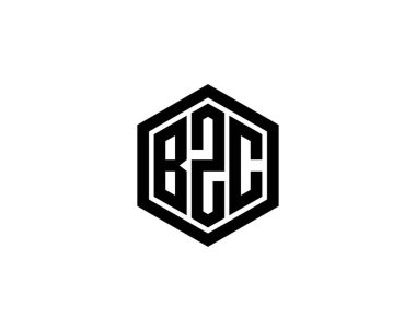 BZC Logo tasarım vektör şablonu. BZC