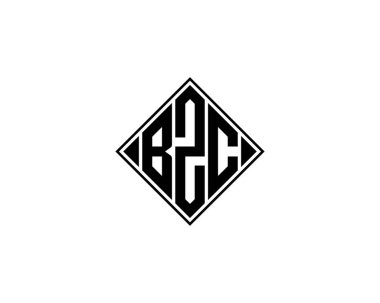 BZC Logo tasarım vektör şablonu. BZC