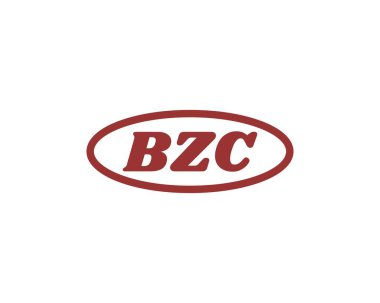 BZC Logo tasarım vektör şablonu. BZC