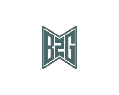 BZG logo tasarım vektör şablonu. BZG