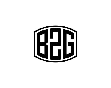 BZG logo tasarım vektör şablonu. BZG