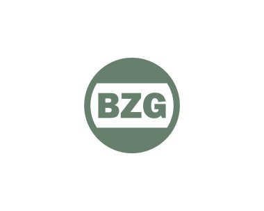 BZG logo tasarım vektör şablonu. BZG