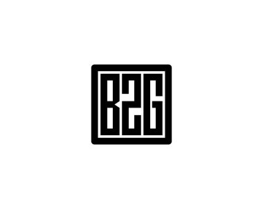 BZG logo tasarım vektör şablonu. BZG