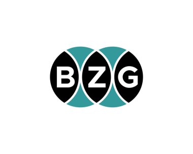 BZG logo tasarım vektör şablonu. BZG
