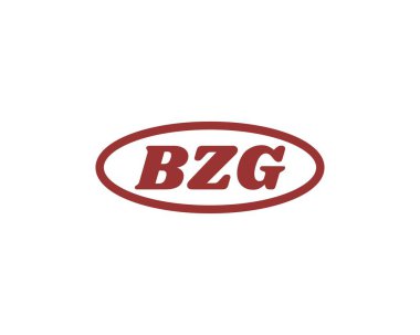 BZG logo tasarım vektör şablonu. BZG