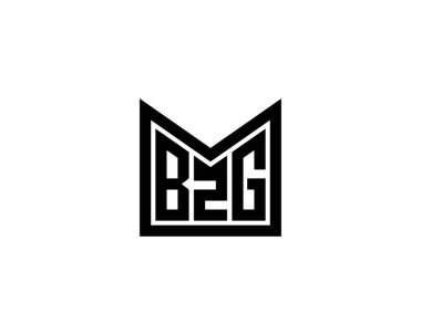 BZG logo tasarım vektör şablonu. BZG