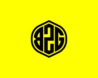BZG logo tasarım vektör şablonu. BZG