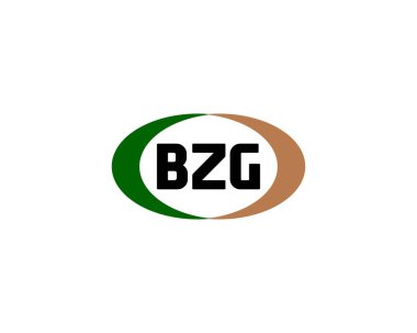 BZG logo tasarım vektör şablonu. BZG