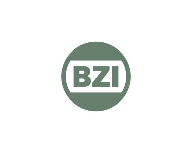 BZI logo tasarım vektör şablonu. BZI