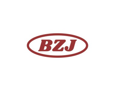 BZJ logo tasarım vektör şablonu. BZJ