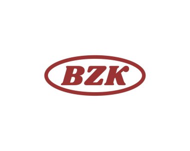 BZK logo tasarım vektör şablonu. BZK
