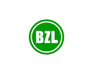 BZL logo tasarım vektör şablonu. BZL