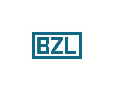 BZL logo tasarım vektör şablonu. BZL