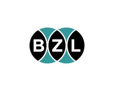 BZL logo tasarım vektör şablonu. BZL