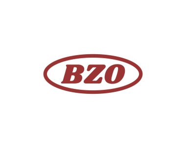 BZO logo tasarım vektör şablonu. BZO