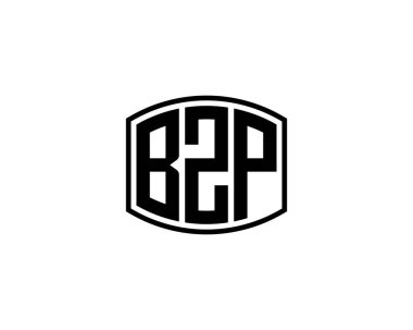 BZP logo tasarım vektör şablonu. BZP