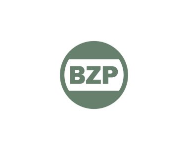 BZP logo tasarım vektör şablonu. BZP