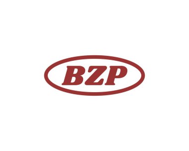 BZP logo tasarım vektör şablonu. BZP