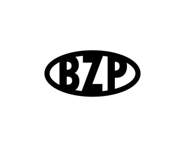 BZP logo tasarım vektör şablonu. BZP