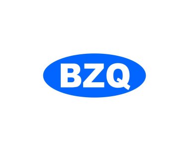 BZQ logo tasarım vektör şablonu. BZQ