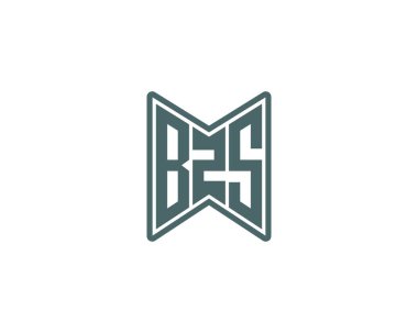 BZS logo tasarım vektör şablonu. BZS