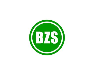 BZS logo tasarım vektör şablonu. BZS