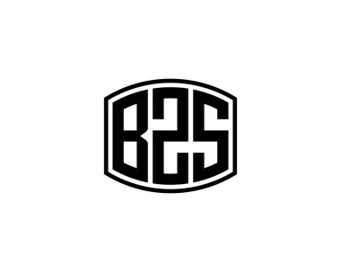 BZS logo tasarım vektör şablonu. BZS