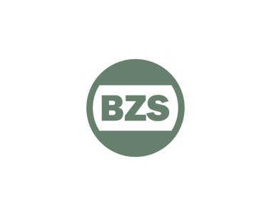BZS logo tasarım vektör şablonu. BZS