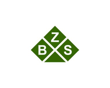BZS logo tasarım vektör şablonu. BZS