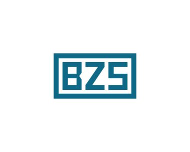 BZS logo tasarım vektör şablonu. BZS