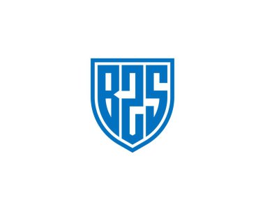 BZS logo tasarım vektör şablonu. BZS