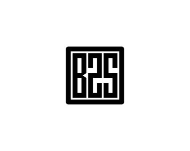 BZS logo tasarım vektör şablonu. BZS