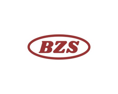 BZS logo tasarım vektör şablonu. BZS