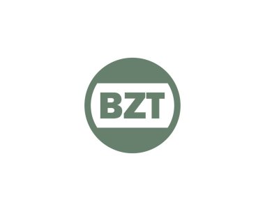 BZT Logo tasarım vektör şablonu. BZT