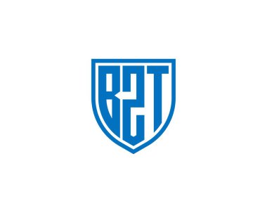 BZT Logo tasarım vektör şablonu. BZT