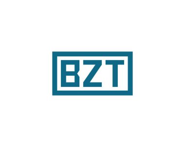 BZT Logo tasarım vektör şablonu. BZT