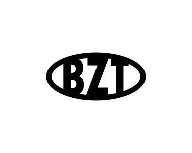 BZT Logo tasarım vektör şablonu. BZT