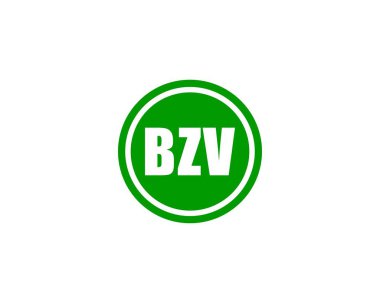 BZV logo tasarım vektör şablonu. BZV