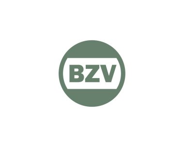 BZV logo tasarım vektör şablonu. BZV