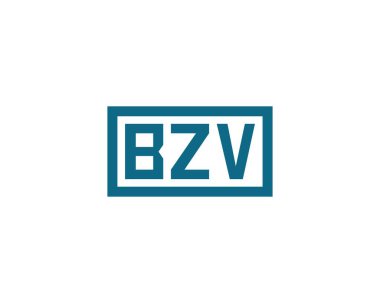 BZV logo tasarım vektör şablonu. BZV