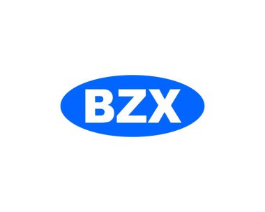 BZX logo tasarım vektör şablonu. BZX