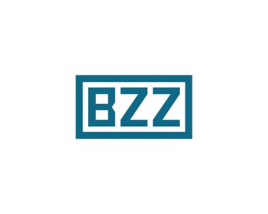 BZZ Logo tasarım vektör şablonu. BZZ