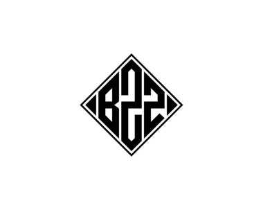 BZZ Logo tasarım vektör şablonu. BZZ